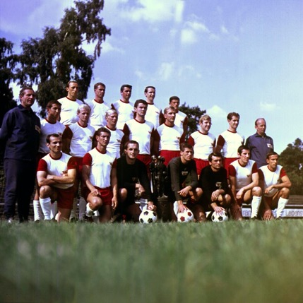 FDGB-Pokalsieger 1968: Das siegreiche Team von Union Berlin. Foto: Imago Images/Werner Schulze